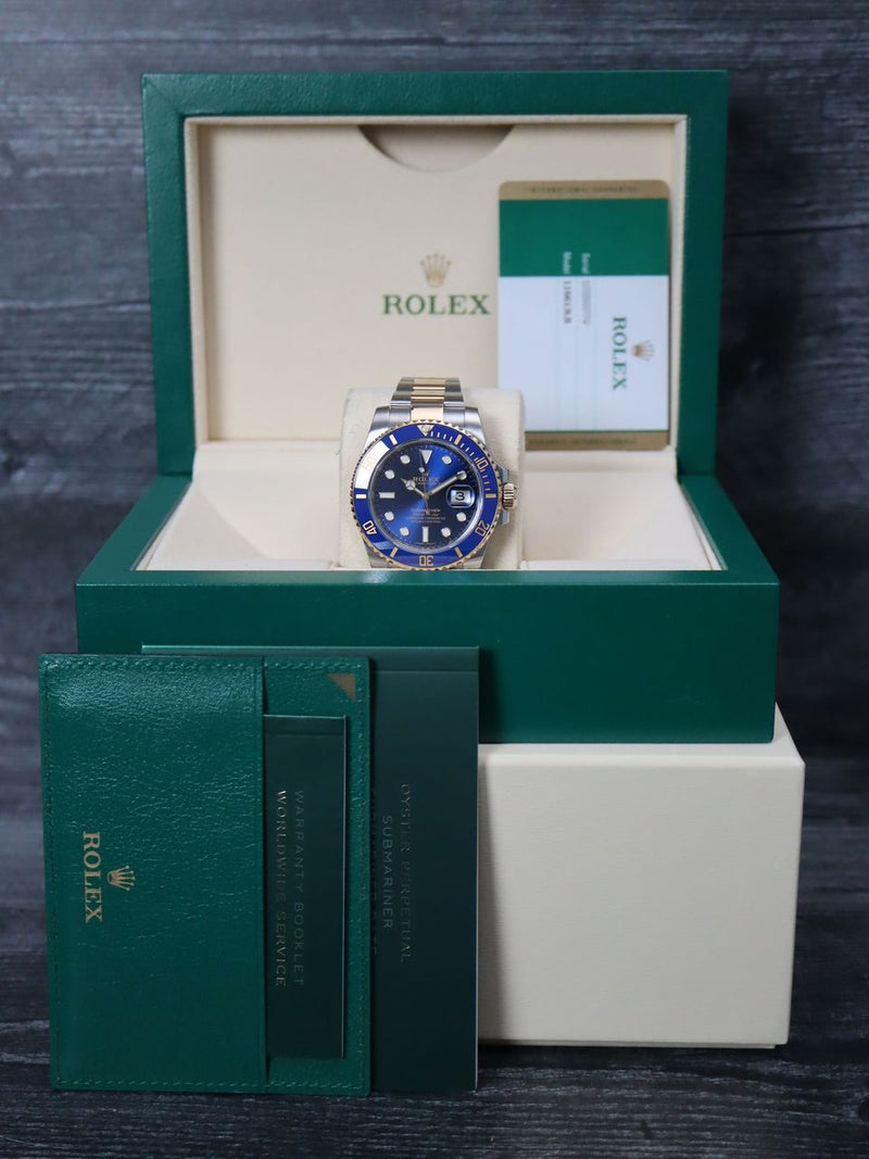40942: Rolex Submariner 40, Ref. 116613LB, Box and Card 2018