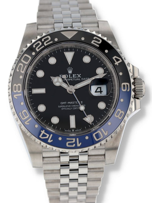 40329: Rolex GMT-Master II "Batgirl", Ref. 126710BLNR, 2024 Full Set