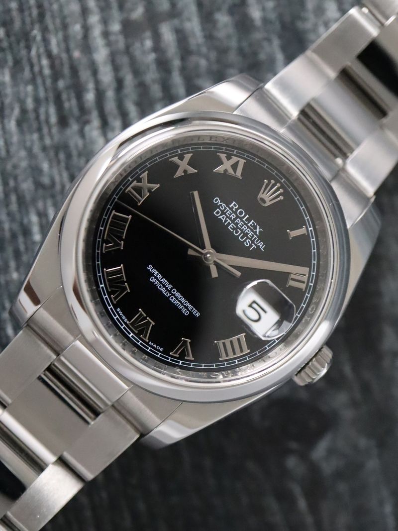 41061: Rolex Datejust 36, Ref. 116200, Box and 2007 Card