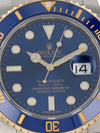 41178: Rolex Submariner 40, Ref. 116613LB, 2014 Full Set + 2024 Rolex Service Card