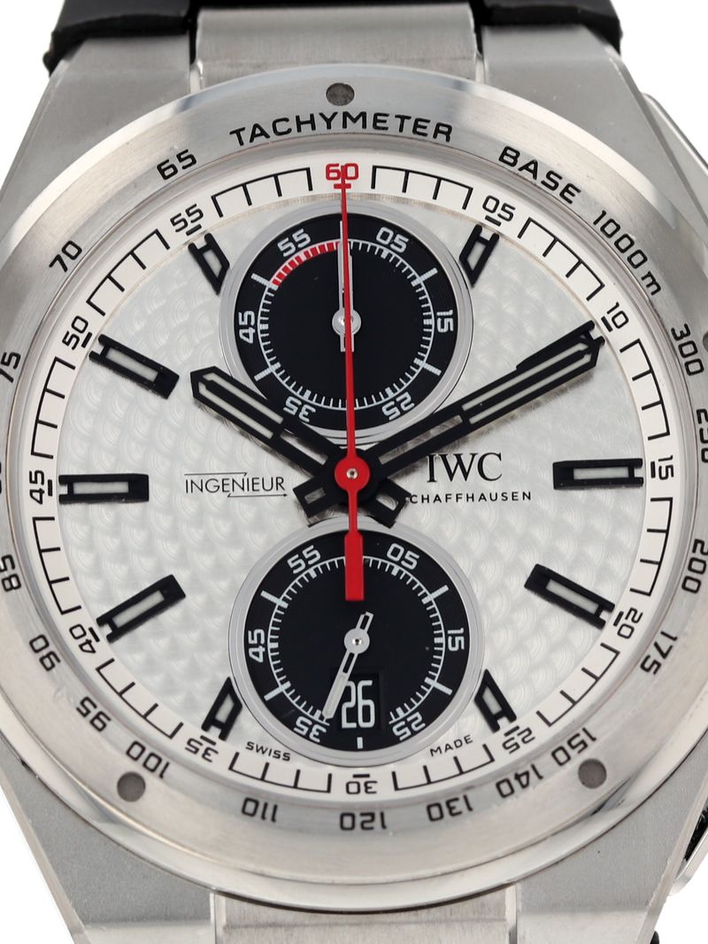 40169: IWC Ingenieur Chronograph, IW378505. Box and 2015 Card