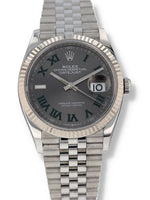 40331: Rolex Datejust 36, "Wimbledon" Dial, Ref. 126234, 2023 Full Set