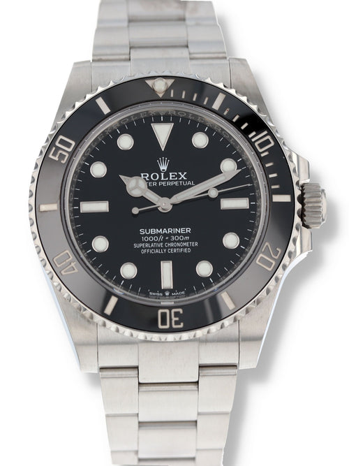 40736: Rolex Submariner "No Date", Ref. 124060, 2022 Full Set