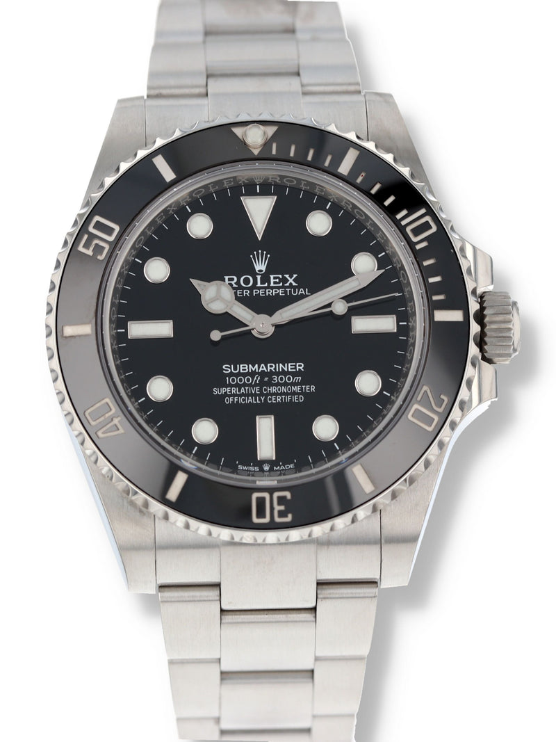 40736: Rolex Submariner "No Date", Ref. 124060, 2022 Full Set