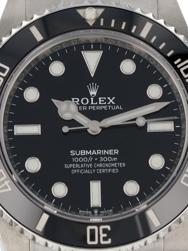 41186: Rolex Submariner 41 "No Date", Ref. 124060, 2021 Full Set