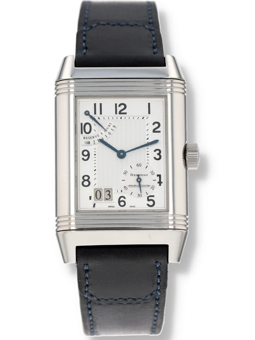 40820: Jaeger LeCoultre Reverso Grande Date 8 Days, Ref. Q3008420. Box and Booklets