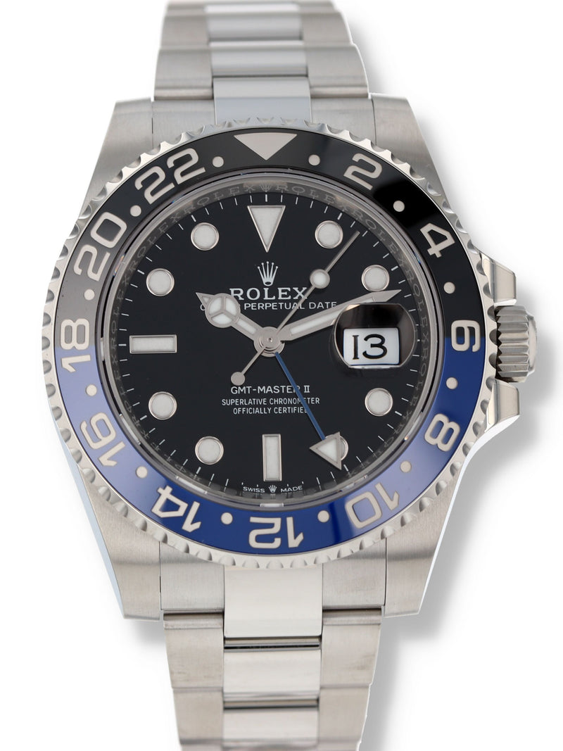 41150: Rolex GMT-Master II "Batman", Ref. 126710BLNR, 2023 Full Set