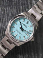 41180: Rolex Ladies Oyster Perpetual 31, Ref. 277200, Turquoise Dial, 2022 Full Set