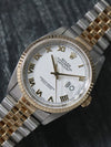 (Hold PD BOS) 41122: Rolex Datejust 36, Ref. 16233, Rolex Box and 1996 Papers. Rolex 2023 Service Card
