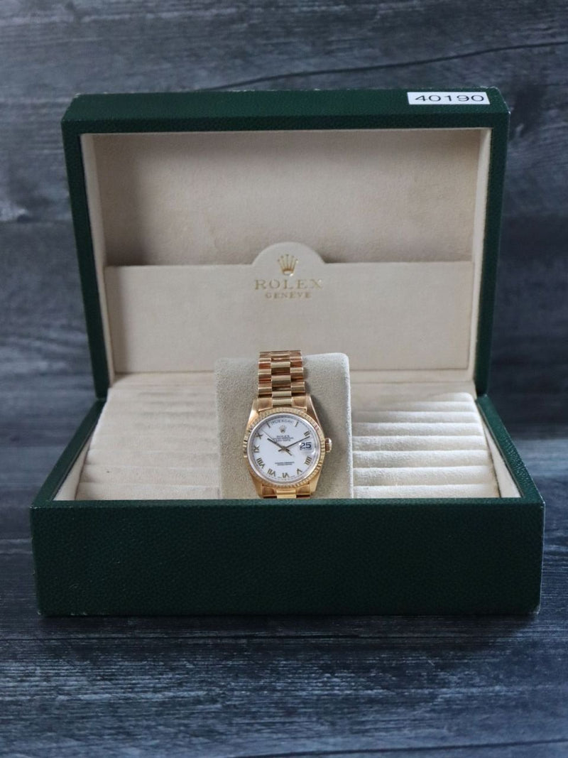 40190: Rolex 18k Yellow Gold President, Ref. 18238, Circa 1995