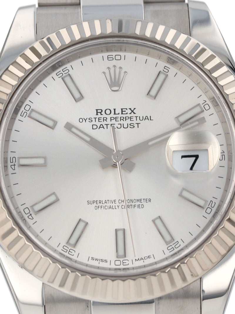 41018: Rolex Datejust 41, Ref. 126334, Full Set 2019