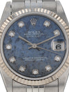 M40398: Rolex Ladies Mid-Size Datejust 31, Ref. 78274 Sodalite Diamond Dial, Circa 1999