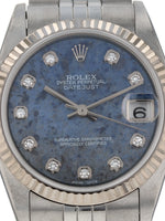 M40398: Rolex Ladies Mid-Size Datejust 31, Ref. 78274 Sodalite Diamond Dial, Circa 1999