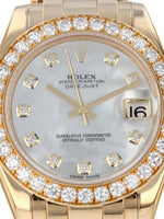 M40786: Rolex 18k Yellow Gold Datejust Pearlmaster 34, Ref. 81298, 2018 Full Set