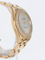 M40786: Rolex 18k Yellow Gold Datejust Pearlmaster 34, Ref. 81298, 2018 Full Set