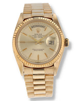 40897: Rolex 18k Yellow Gold President, Ref. 1803, Circa 1978