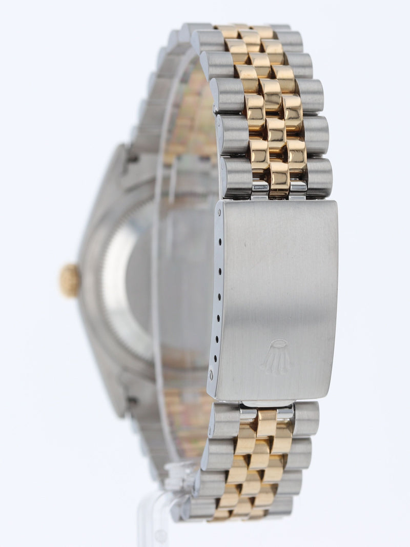 (Hold PD BOS) 41122: Rolex Datejust 36, Ref. 16233, Rolex Box and 1996 Papers. Rolex 2023 Service Card