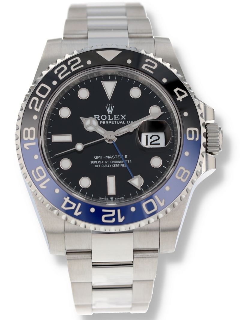 40964: Rolex GMT-Master II "Batman", Ref. 126710BLNR, 2025 Full Set UNWORN