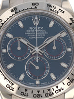 41155:Rolex 18k White Gold Daytona, Ref. 116509, Box and 2017 Card