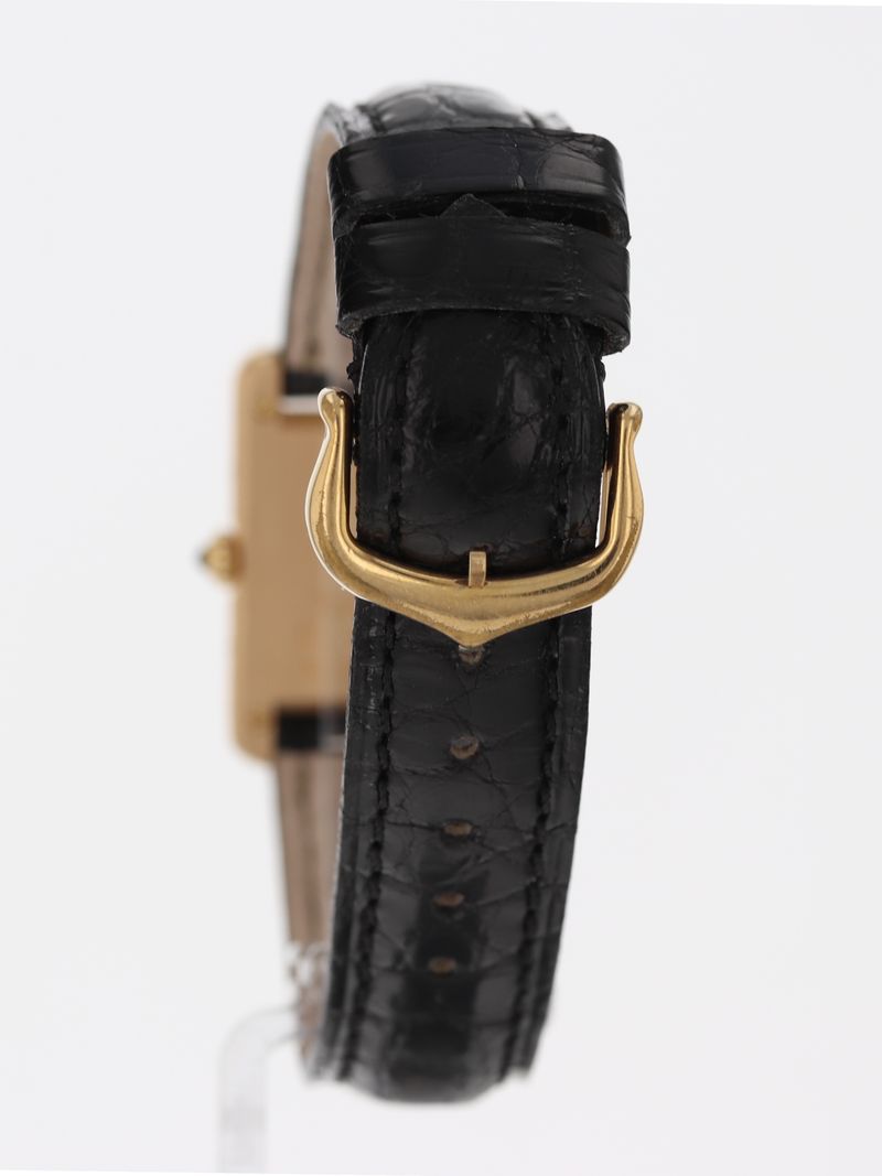 41128: Cartier 18k Small Tank Louis, Quartz, Ref. 86601