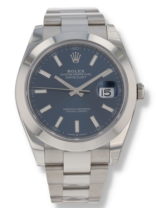 41318: Rolex Datejust 41, Ref. 126300, 2020 Full Set