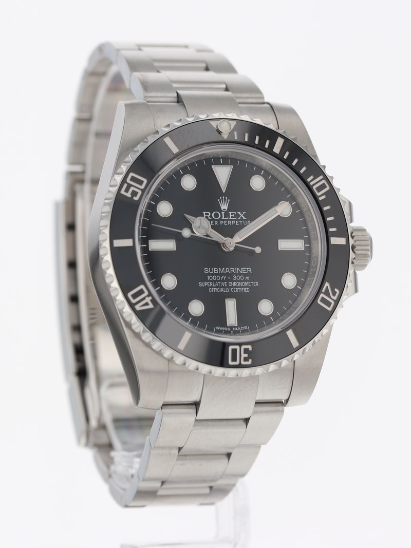 40113: Rolex Submariner "No Date", Ref. 114060, Box and 2017 Card