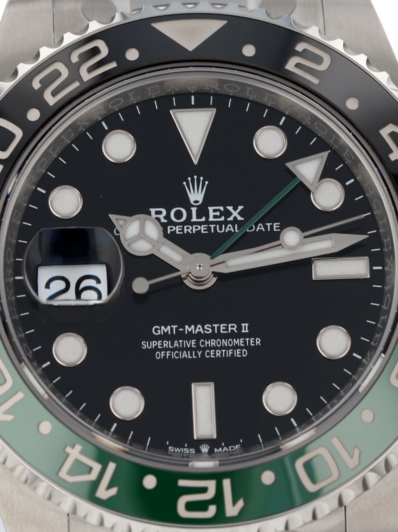 41077: Rolex GMT-Master II "Sprite", Ref. 126720VTNR, 2025 FUll Set LIKE NEW