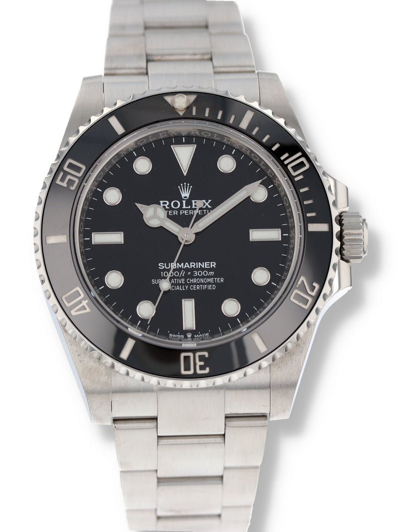 40910: Rolex Submariner "No Date", Ref. 124060, 2020 Full Set