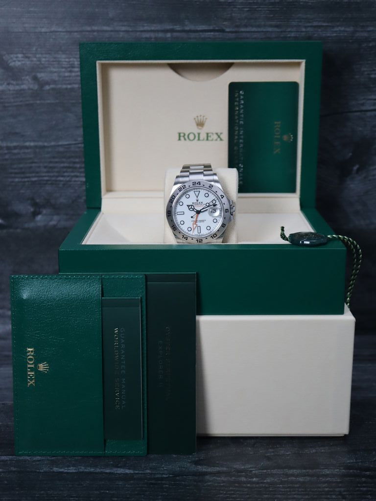 40875: Rolex Explorer II 42 "Polar", Ref. 226570, Box and 2024 Card