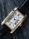 41094: Cartier 18k Tank Americaine Large, Ref. W2603156, Cartier Pouch