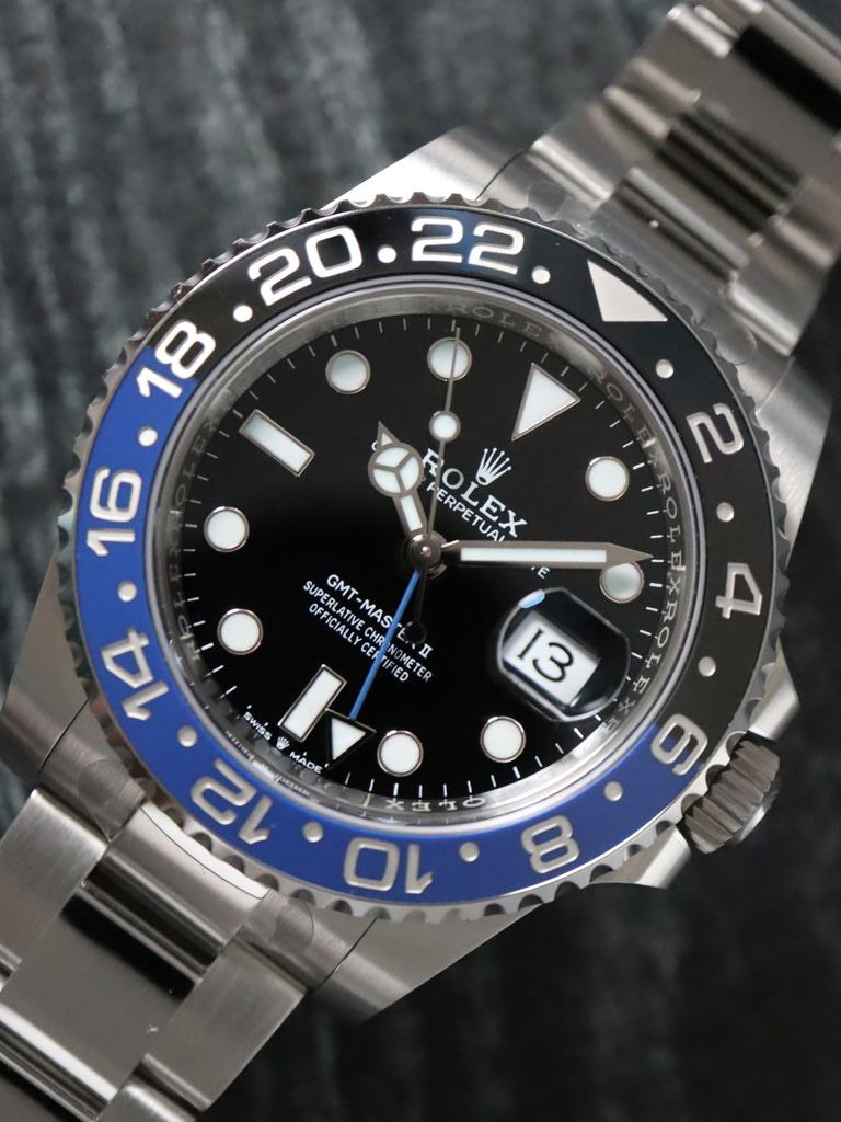 41093: Rolex GMT-Master II "Batman", Ref. 126710BLNR, 2025 Full Set, UNWORN