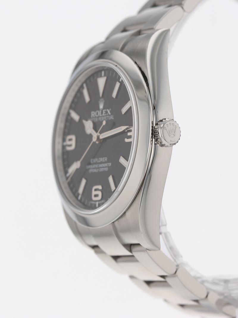 41109: Rolex Stainless Steel Explorer 39, Ref. 214270, 2012 Full Set