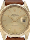 40306: Rolex 14k Yellow Gold Date, 15037, Circa 1986