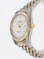(Hold PD BOS) 41122: Rolex Datejust 36, Ref. 16233, Rolex Box and 1996 Papers. Rolex 2023 Service Card