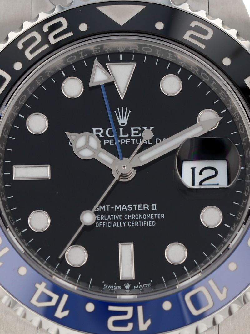 41093: Rolex GMT-Master II "Batman", Ref. 126710BLNR, 2025 Full Set, UNWORN