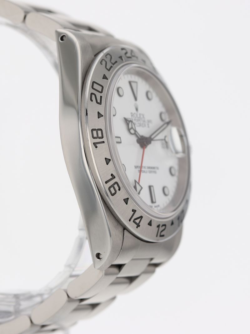 40162: Rolex Explorer II "Polar", Ref. 16570, Box & Papers, Factory Sevice Card 2019