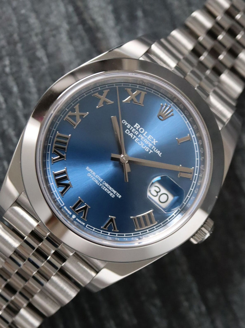 M41057: Rolex Datejust 41, Ref. 126300, Box and 2021 Card