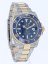41178: Rolex Submariner 40, Ref. 116613LB, 2014 Full Set + 2024 Rolex Service Card