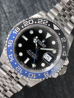 41153: Rolex GMT-Master II "Batgirl", Ref. 126710BLNR, 2022 Full Set NEW OLD STOCK