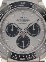 40882: Rolex 18k White Gold Daytona, "Ghost" Ref. 116519LN, Box and 2022 Card
