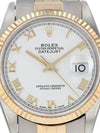 (Hold PD BOS) 41122: Rolex Datejust 36, Ref. 16233, Rolex Box and 1996 Papers. Rolex 2023 Service Card