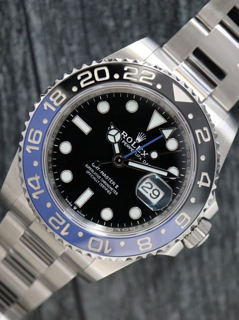 40259: Rolex GMT-Master II "Batman", Ref. 126710BLNR, Box and 2021 Card