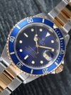 J41117: Rolex Submariner 40, Ref. 16613, 1999 Full Set + 2012 Rolex Service Card