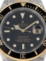 41038: Rolex Submariner, Ref. 16613, Circa 2004. Rolex Service Card 2020