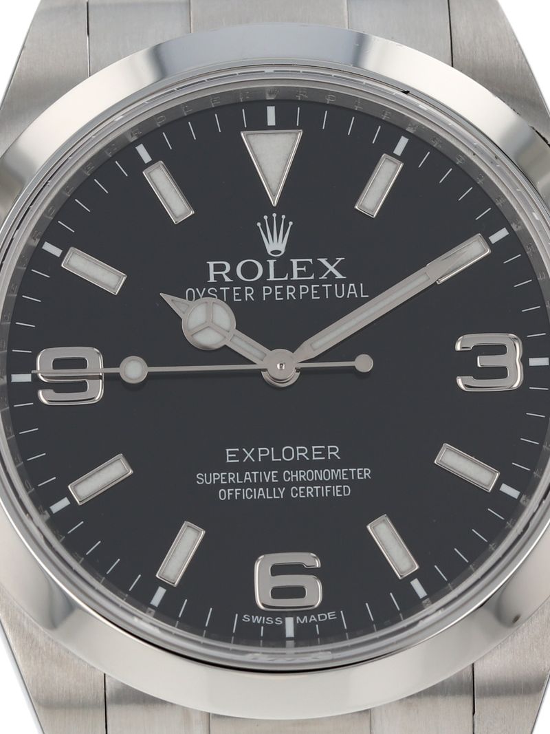 41109: Rolex Stainless Steel Explorer 39, Ref. 214270, 2012 Full Set