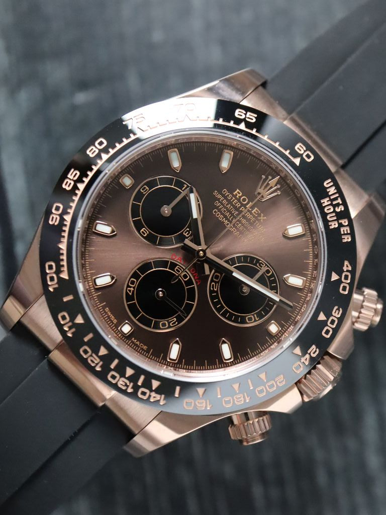 40870: Rolex 18k Rose Gold Daytona, Ref. 116515LN, 2023 Full Set