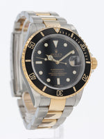 41038: Rolex Submariner, Ref. 16613, Circa 2004. Rolex Service Card 2020
