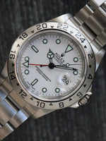 40332: Rolex Explorer II, "Polar" Dial, Ref. 16570, Box and Papers, 2023 Service Card