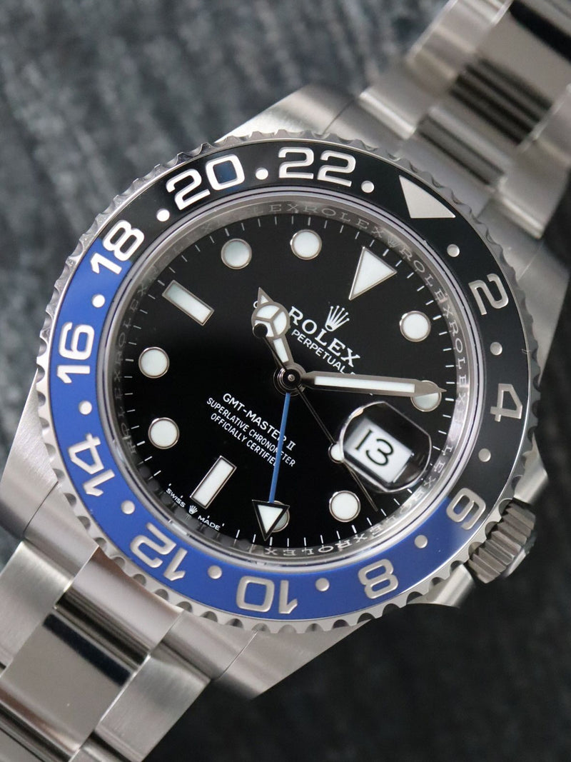 41150: Rolex GMT-Master II "Batman", Ref. 126710BLNR, 2023 Full Set