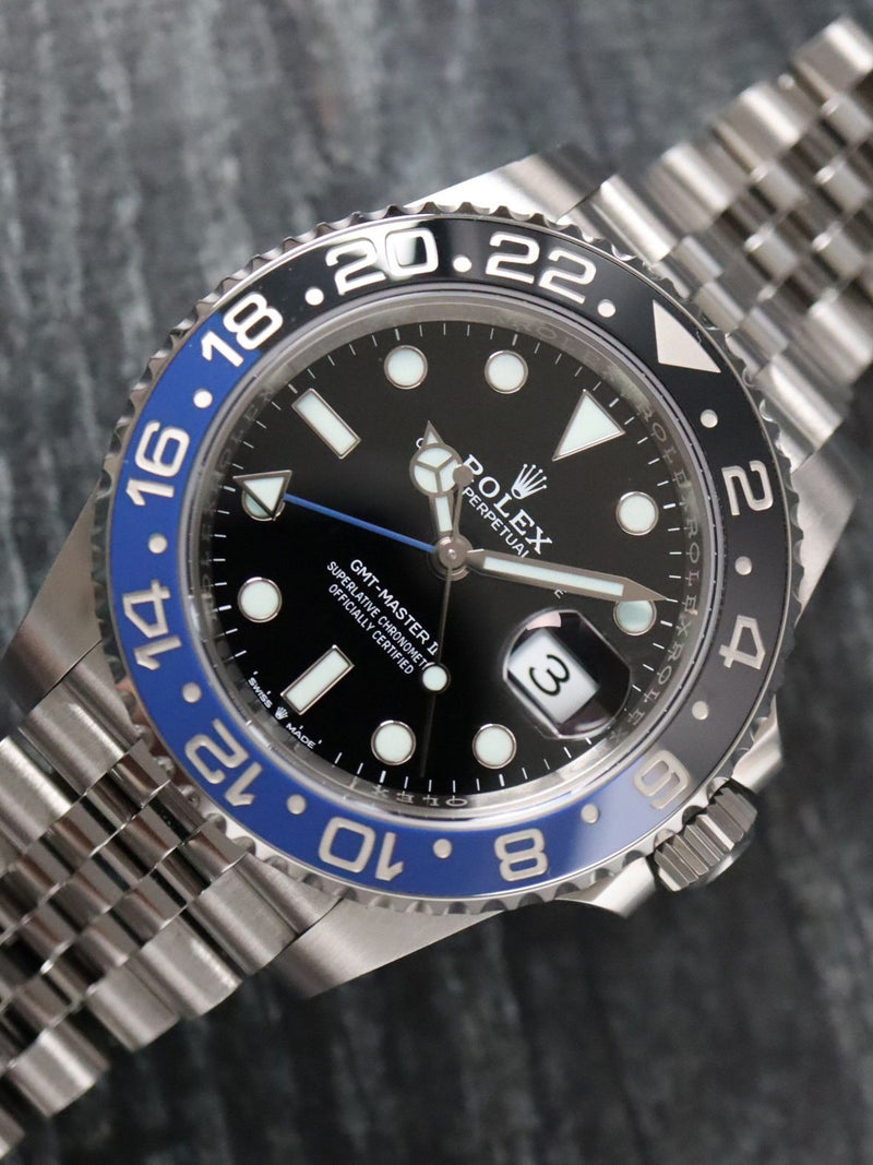 40869: Rolex GMT-Master II "Batgirl", Ref. 126710BLNR, Box and 2024 Card
